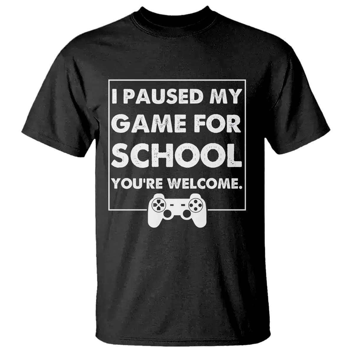 Funny Gamer Back to School T Shirt Funny Boys Video Gaming TS10 Black Print Your Wear