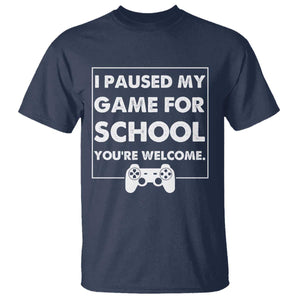 Funny Gamer Back to School T Shirt Funny Boys Video Gaming TS10 Navy Print Your Wear