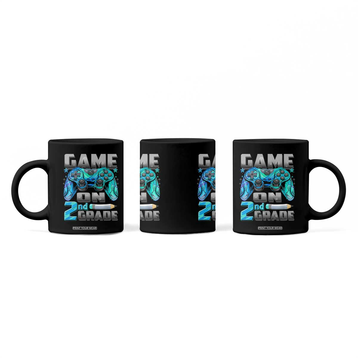 Back to School 2nd Grade Gamer Coffee Mug Boys Kids Back To School First Day TS10 Print Your Wear