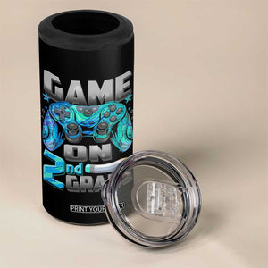 Back to School 2nd Grade Gamer 4 in 1 Can Cooler Tumbler Boys Kids Back To School First Day TS10 Print Your Wear