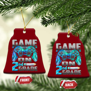 Back to School 2nd Grade Gamer Ceramic Ornament Boys Kids Back To School First Day TS10 Print Your Wear
