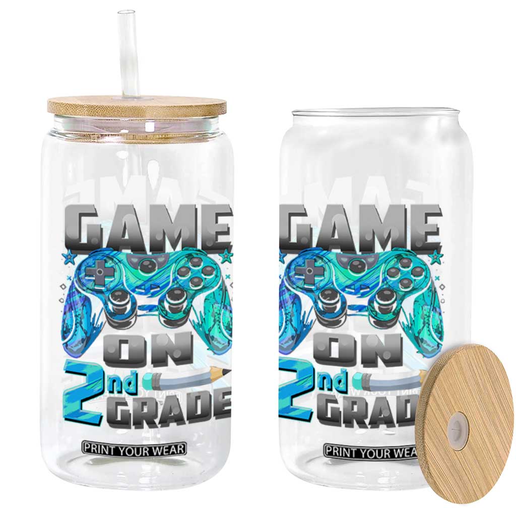Back to School 2nd Grade Gamer Glass Can Boys Kids Back To School First Day TS10 Print Your Wear
