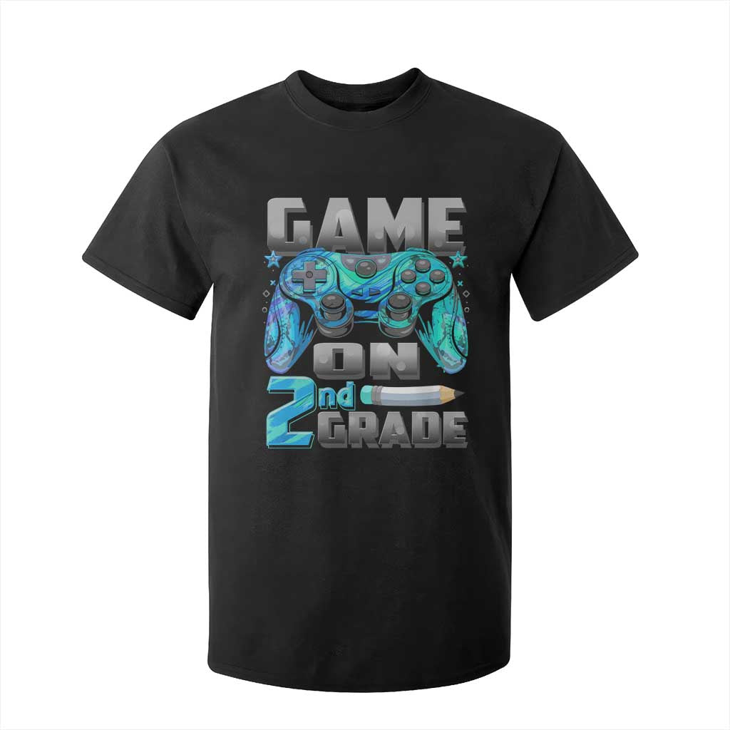 Back to School 2nd Grade Gamer T Shirt For Kid Boys Kids Back To School First Day TS10 Black Print Your Wear