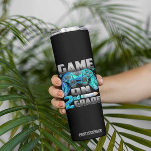 Back to School 2nd Grade Gamer Skinny Tumbler Boys Kids Back To School First Day TS10 Print Your Wear