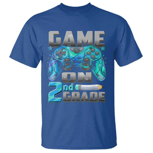 Back to School 2nd Grade Gamer T Shirt Boys Kids Back To School First Day TS10 Royal Blue Print Your Wear
