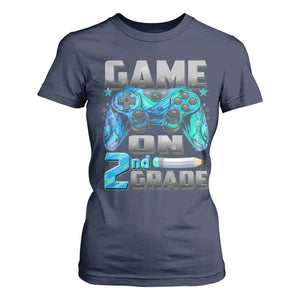 Back to School 2nd Grade Gamer T Shirt For Women Boys Kids Back To School First Day TS10 Navy Print Your Wear