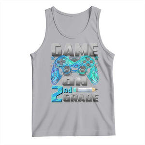Back to School 2nd Grade Gamer Tank Top Boys Kids Back To School First Day TS10 Athletic Heather Print Your Wear