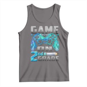 Back to School 2nd Grade Gamer Tank Top Boys Kids Back To School First Day TS10 Deep Heather Print Your Wear