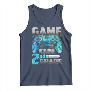 Back to School 2nd Grade Gamer Tank Top Boys Kids Back To School First Day TS10 Navy Print Your Wear