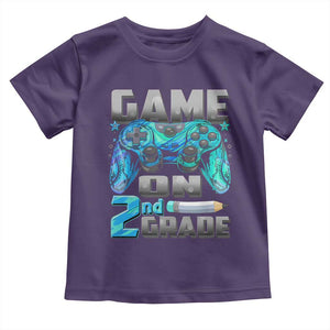 Back to School 2nd Grade Gamer Toddler T Shirt Boys Kids Back To School First Day TS10 Purple Print Your Wear