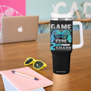 Back to School 2nd Grade Gamer Tumbler With Handle Boys Kids Back To School First Day TS10 Print Your Wear