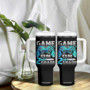 Back to School 2nd Grade Gamer Tumbler With Handle Boys Kids Back To School First Day TS10 Print Your Wear
