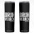 Bruh We Back Teacher Skinny Tumbler Happy First Day Of School TS10 Black Print Your Wear