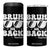 Bruh We Back Teacher 4 in 1 Can Cooler Tumbler Funny Back To School Gen A Slang Sunglasses TS10 One Size: 16 oz Black Print Your Wear