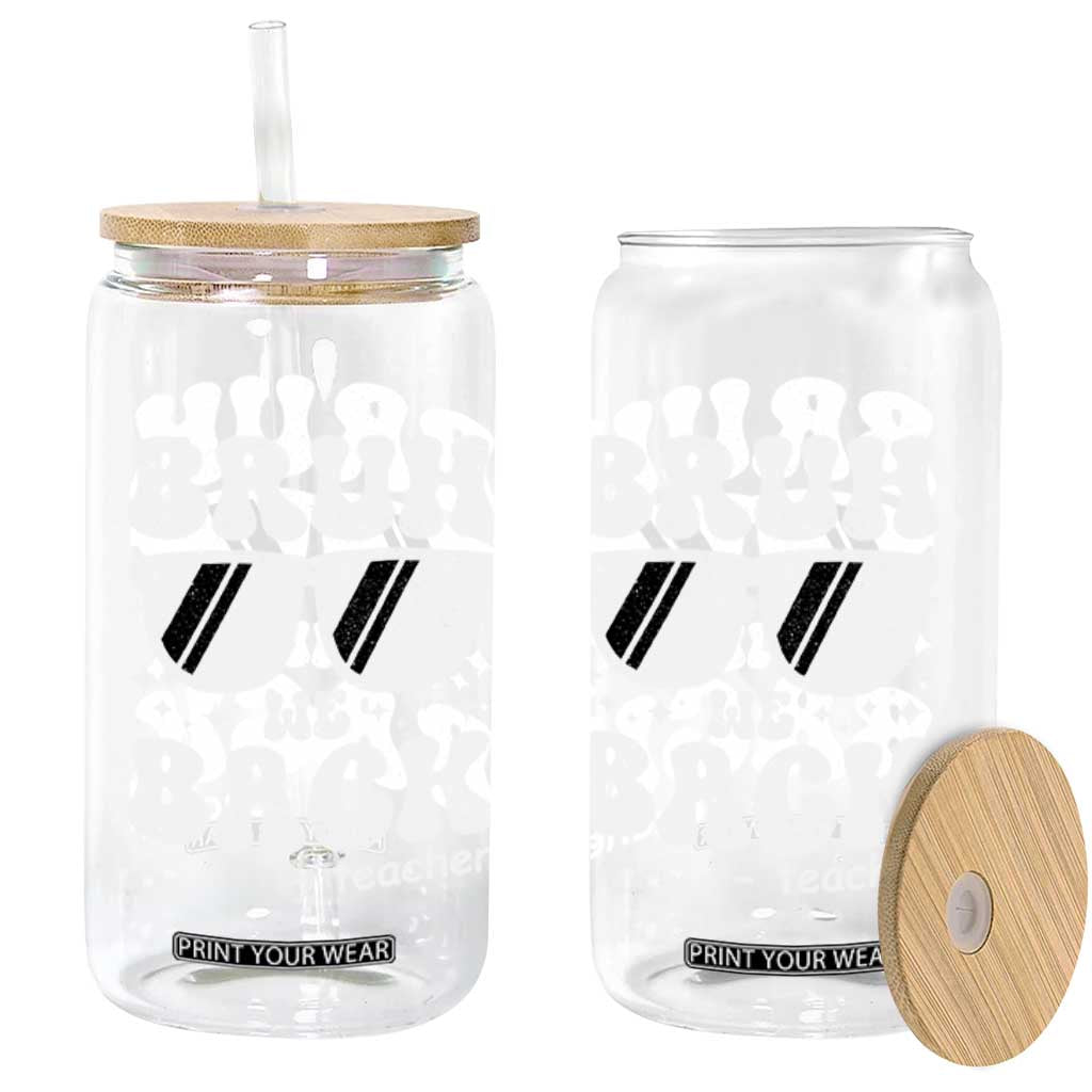 Bruh We Back Teacher Glass Can Funny Back To School Gen A Slang Sunglasses TS10 Print Your Wear