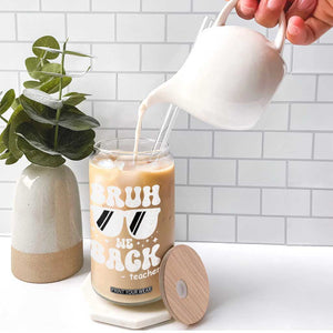 Bruh We Back Teacher Glass Can Funny Back To School Gen A Slang Sunglasses TS10 Print Your Wear
