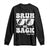 Bruh We Back Teacher Long Sleeve Shirt Funny Back To School Gen A Slang Sunglasses TS10 Black Print Your Wear