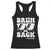 Bruh We Back Teacher Racerback Tank Top Funny Back To School Gen A Slang Sunglasses TS10 Black Print Your Wear