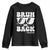 Bruh We Back Teacher Youth Sweatshirt Funny Back To School Gen A Slang Sunglasses TS10 Black Print Your Wear