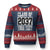 Personalized Class of 2037 Ugly Christmas Sweater Custom Name Grow With Me To Graduation TS10 Navy Red Print Your Wear