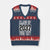 Personalized Class of 2037 V-Neck Knit Sweater Vest Custom Name Grow With Me To Graduation TS10 Navy Red Print Your Wear