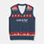 Personalized Class of 2037 V-Neck Knit Sweater Vest Custom Name Grow With Me Graduation TS10 Navy Red Print Your Wear