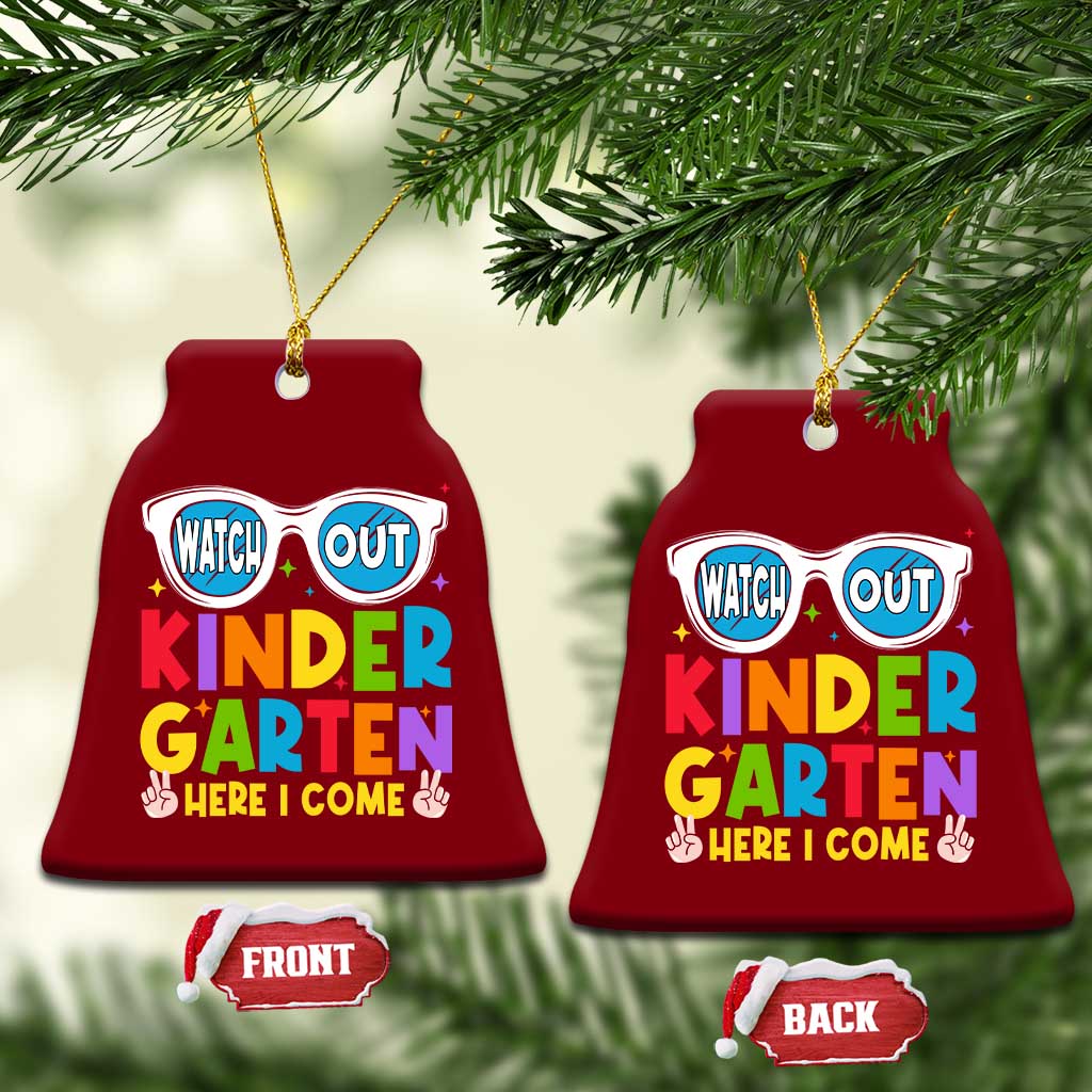 Back to School Kinder Ceramic Ornament Funny Kindergarten Teacher Team TS10 Print Your Wear