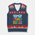 Back to School Kinder V-Neck Knit Sweater Vest Funny Kindergarten Teacher Team TS10 Navy Red Print Your Wear