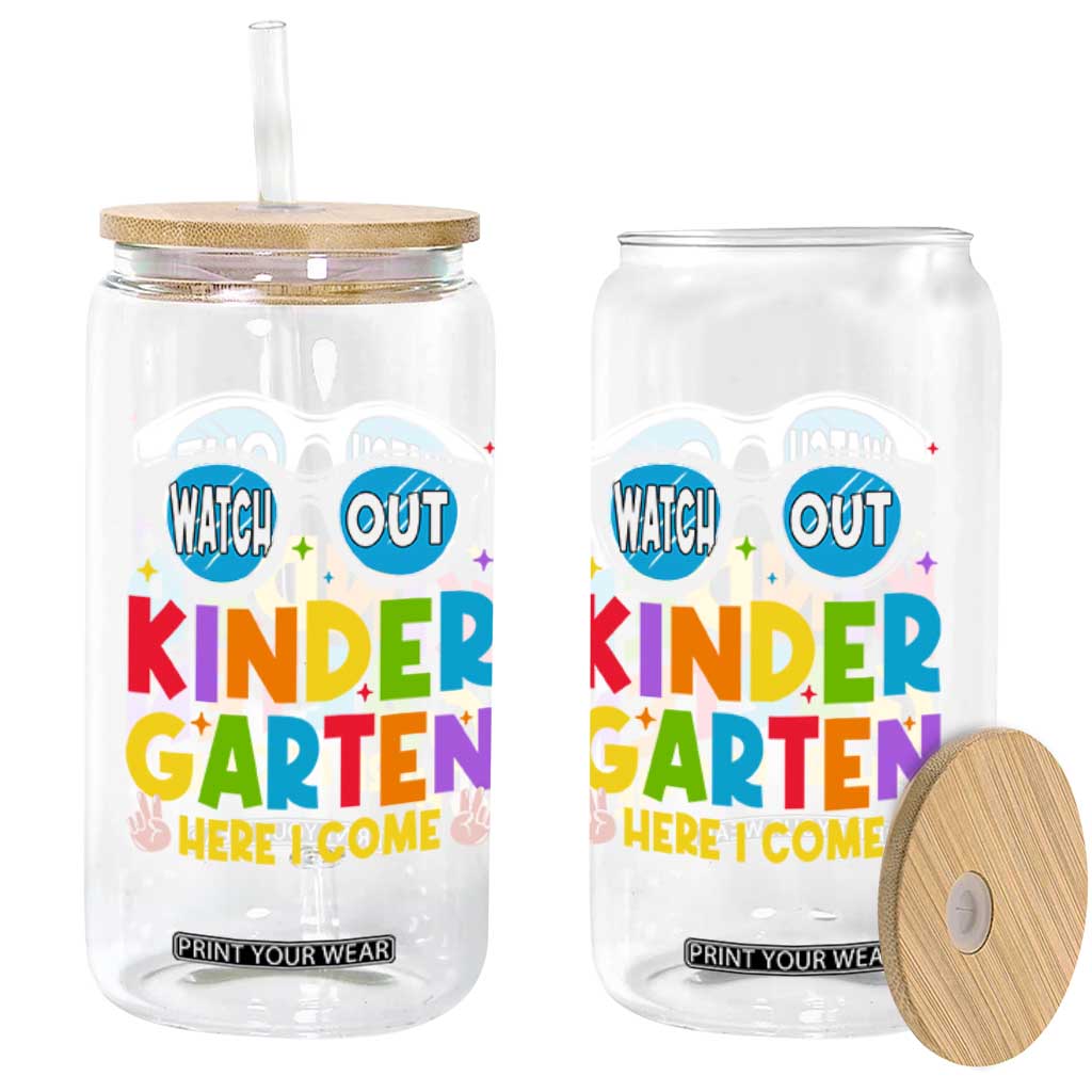 Back to School Kinder Glass Can Funny Kindergarten Teacher Team TS10 Print Your Wear