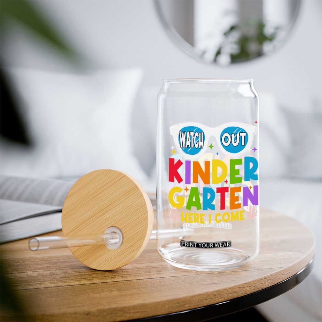 Back to School Kinder Glass Can Funny Kindergarten Teacher Team TS10 Print Your Wear