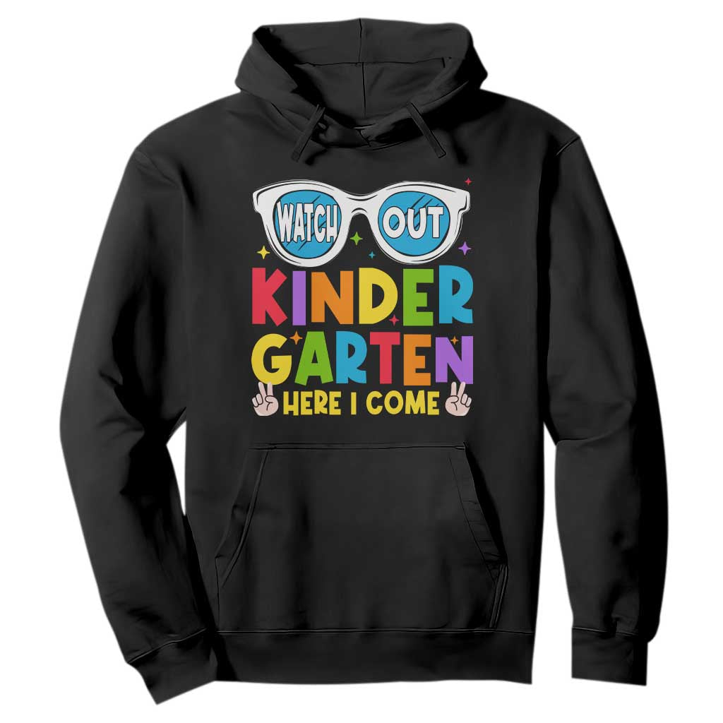 Back to School Kinder Hoodie Funny Kindergarten Teacher Team TS10 Black Print Your Wear