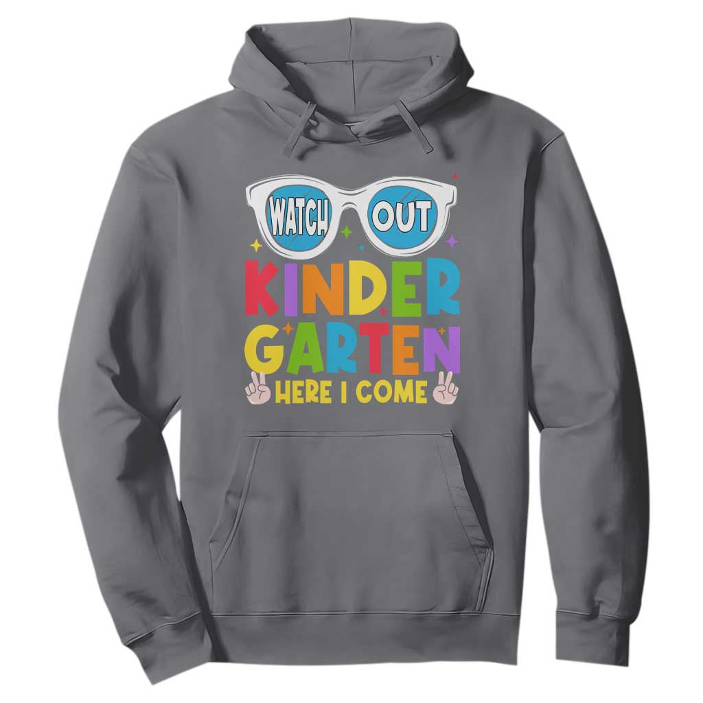 Back to School Kinder Hoodie Funny Kindergarten Teacher Team TS10 Charcoal Print Your Wear