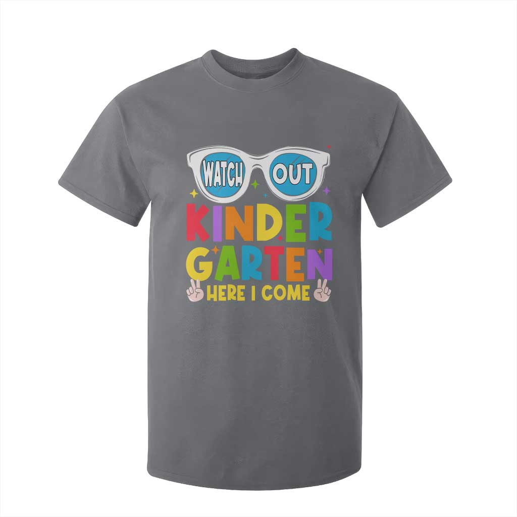 Back to School Kinder T Shirt For Kid Funny Kindergarten Teacher Team TS10 Charcoal Print Your Wear