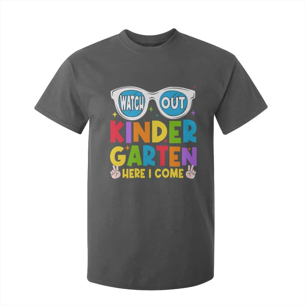 Back to School Kinder T Shirt For Kid Funny Kindergarten Teacher Team TS10 Dark Heather Print Your Wear