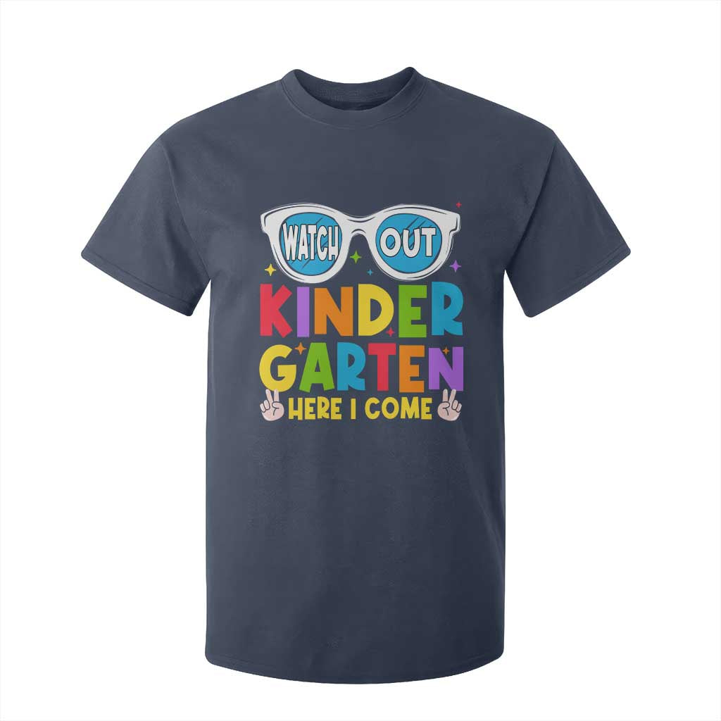 Back to School Kinder T Shirt For Kid Funny Kindergarten Teacher Team TS10 Navy Print Your Wear
