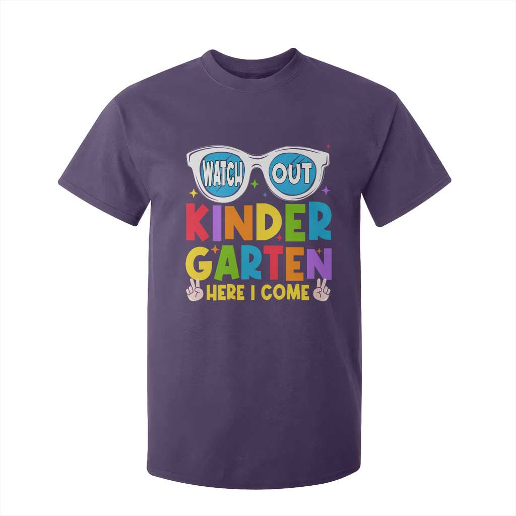 Back to School Kinder T Shirt For Kid Funny Kindergarten Teacher Team TS10 Purple Print Your Wear