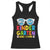 Back to School Kinder Racerback Tank Top Funny Kindergarten Teacher Team TS10 Black Print Your Wear