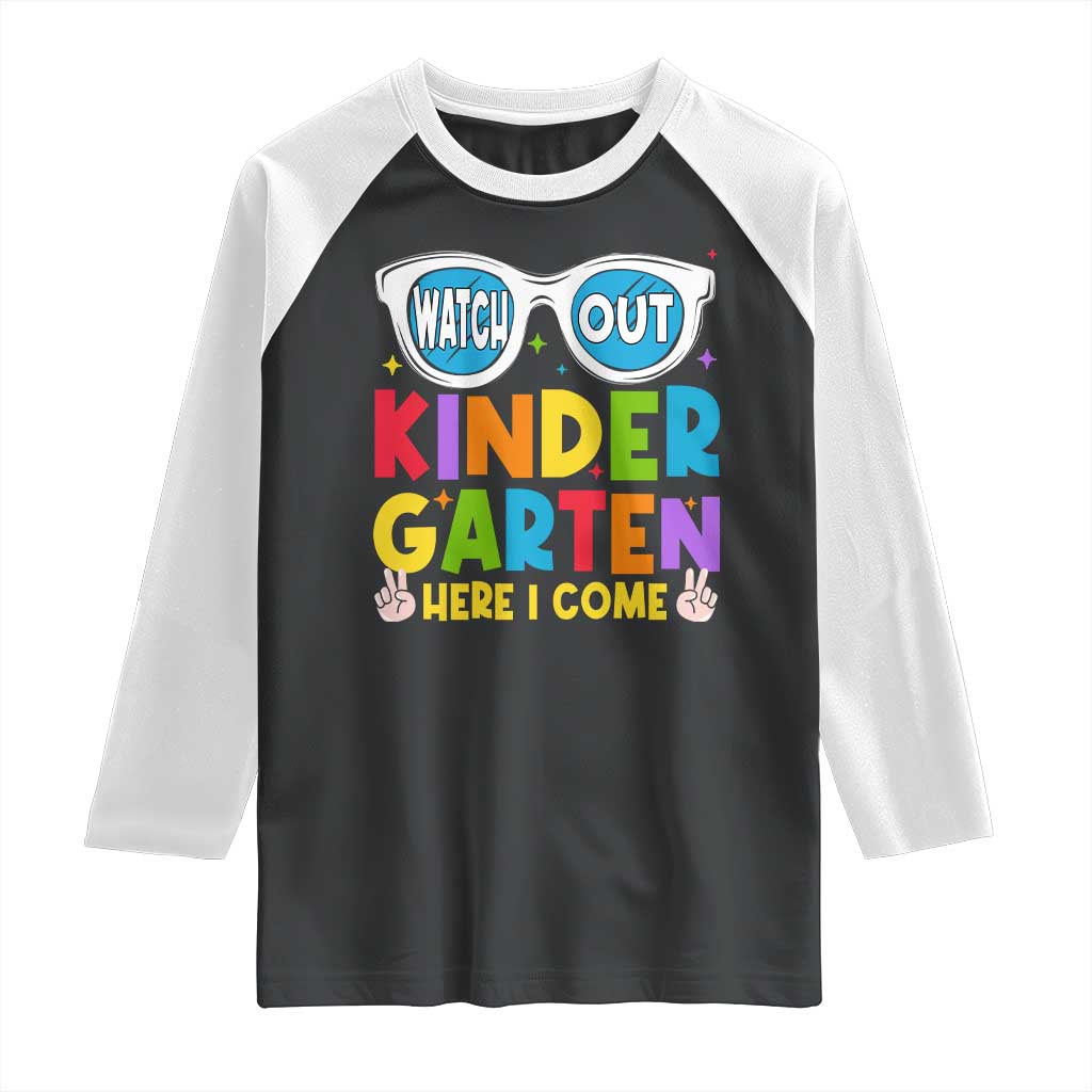 Back to School Kinder Raglan Shirt Funny Kindergarten Teacher Team TS10 Black White Print Your Wear