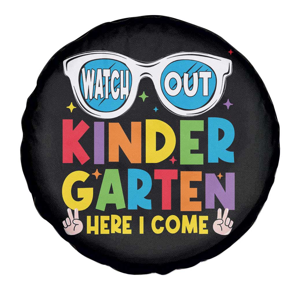 Back to School Kinder Spare Tire Cover Funny Kindergarten Teacher Team TS10 Print Your Wear