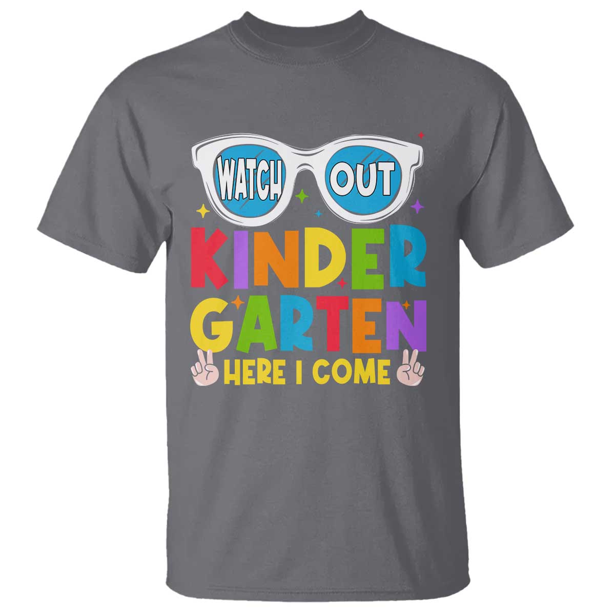 Back to School Kinder T Shirt Funny Kindergarten Teacher Team TS10 Charcoal Print Your Wear