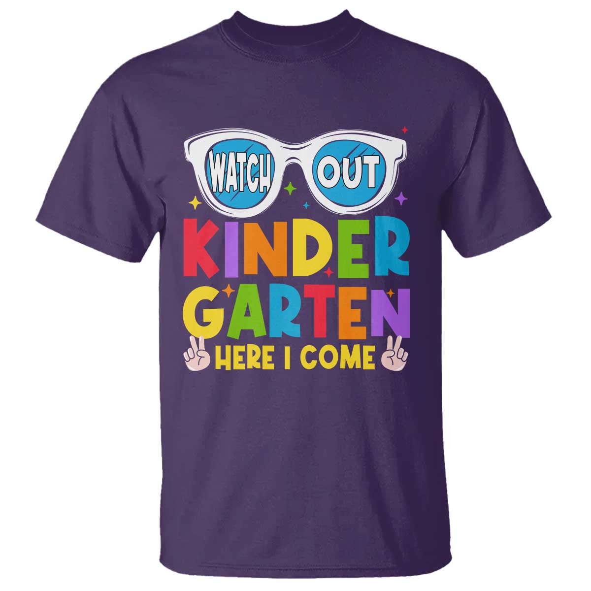 Back to School Kinder T Shirt Funny Kindergarten Teacher Team TS10 Purple Print Your Wear