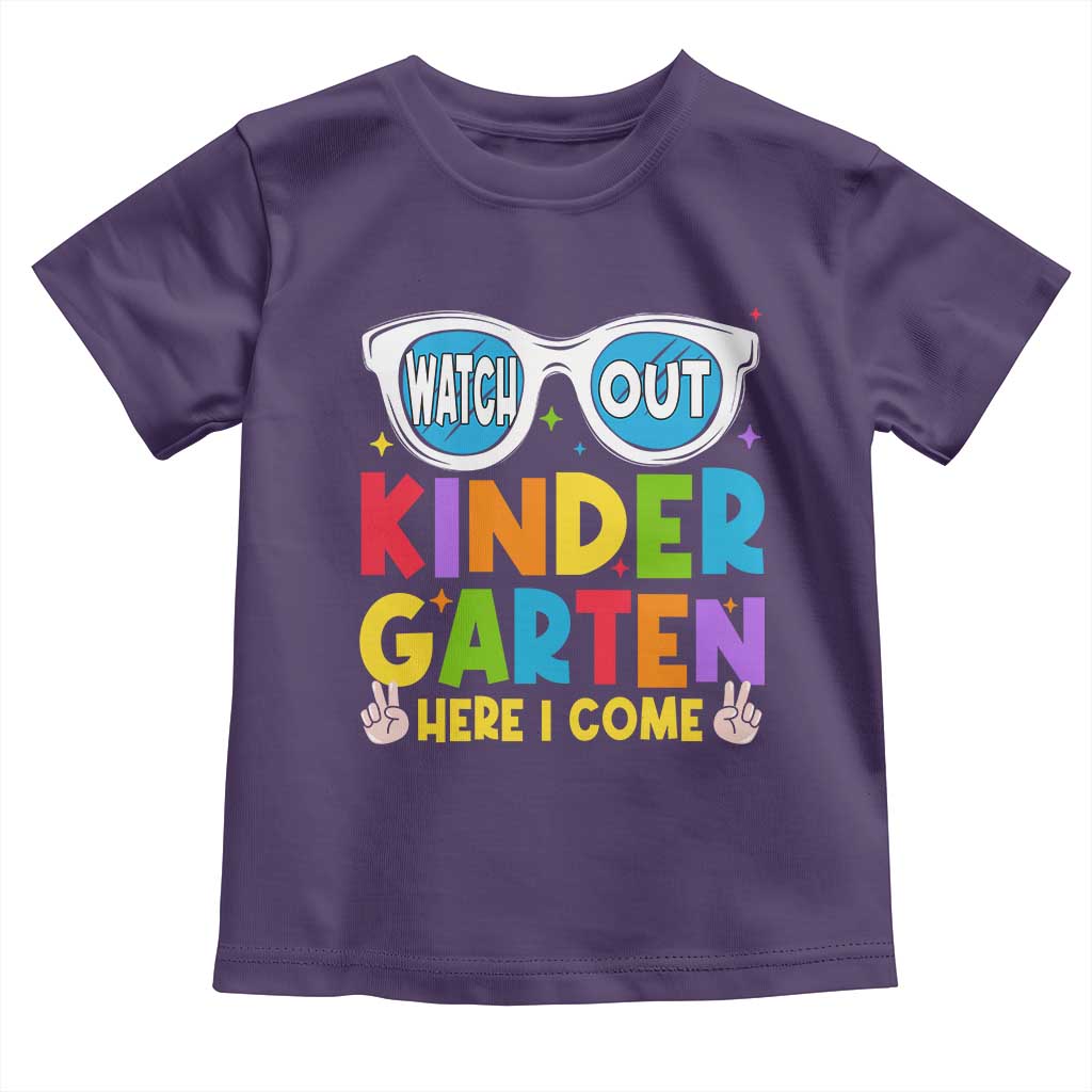 Back to School Kinder Toddler T Shirt Funny Kindergarten Teacher Team TS10 Purple Print Your Wear