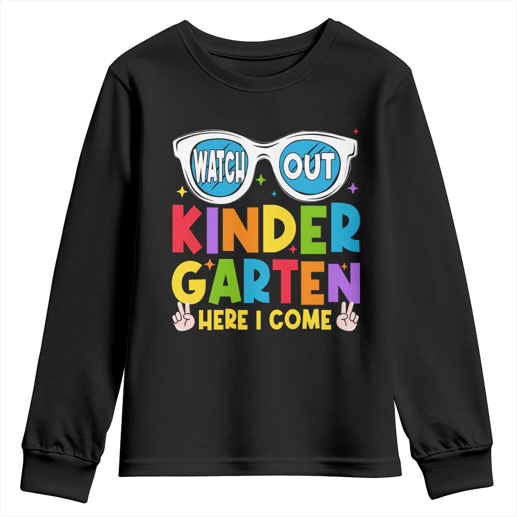 Back to School Kinder Youth Sweatshirt Funny Kindergarten Teacher Team TS10 Black Print Your Wear
