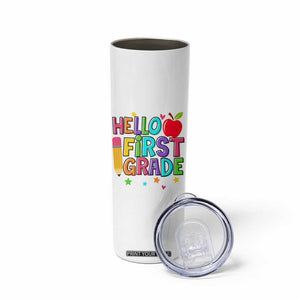 Hello First Grade Teacher Skinny Tumbler Back To School 1st Grade Team TS10 Print Your Wear