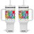 Hello First Grade Teacher Tumbler With Handle Back To School 1st Grade Team TS10 One Size: 40 oz White Print Your Wear