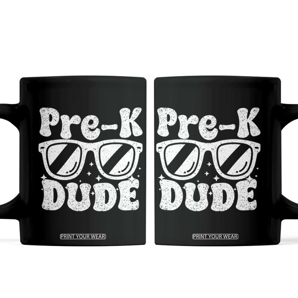 Pre-k Dude Coffee Mug Funny Back to School First Day of Preschool TS10 Black Print Your Wear