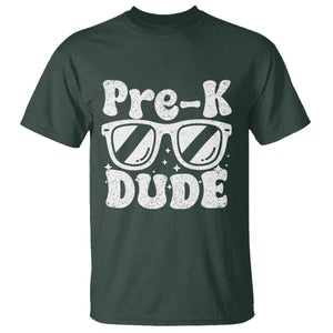 Pre-k Dude T Shirt Funny Back to School First Day of Preschool TS10 Dark Forest Green Print Your Wear