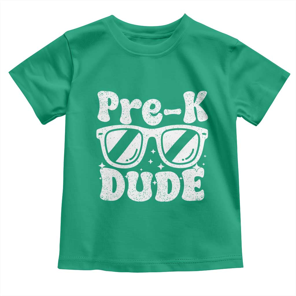 Pre-k Dude Toddler T Shirt Funny Back to School First Day of Preschool TS10 Irish Green Print Your Wear