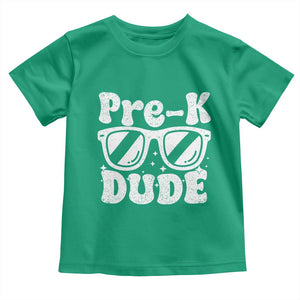 Pre-k Dude Toddler T Shirt Funny Back to School First Day of Preschool TS10 Irish Green Print Your Wear