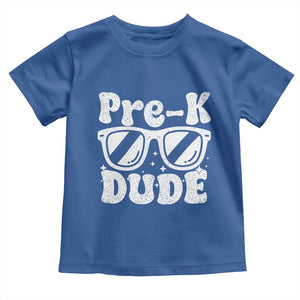Pre-k Dude Toddler T Shirt Funny Back to School First Day of Preschool TS10 Royal Blue Print Your Wear